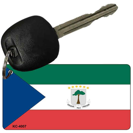 Equatorial Flag Novelty Aluminum Key Chain KC-4007