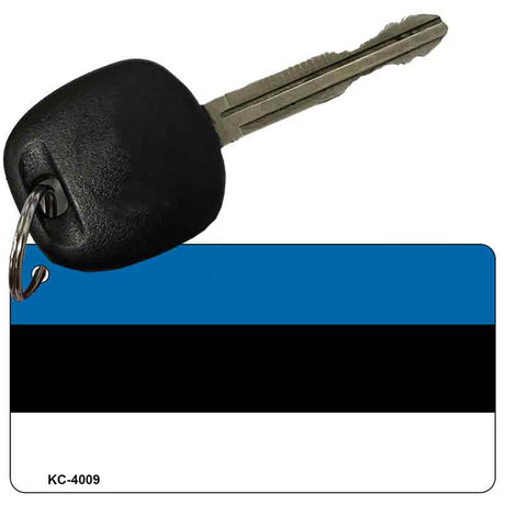 Estonia Flag Novelty Aluminum Key Chain KC-4009