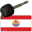 French Polynesia Flag Novelty Aluminum Key Chain KC-4016