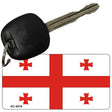 Georgia Flag Novelty Aluminum Key Chain KC-4018