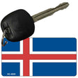 Iceland Flag Novelty Aluminum Key Chain KC-4030