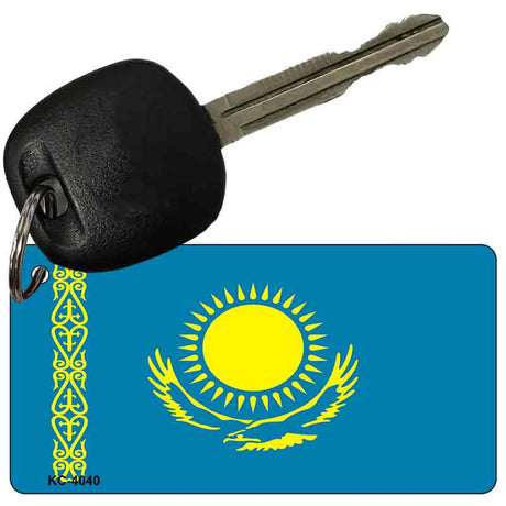 Kazakhstan Flag Novelty Aluminum Key Chain KC-4040