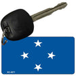 Micronesia Flag Novelty Aluminum Key Chain KC-4071