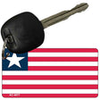 Liberia Flag Novelty Aluminum Key Chain KC-4077