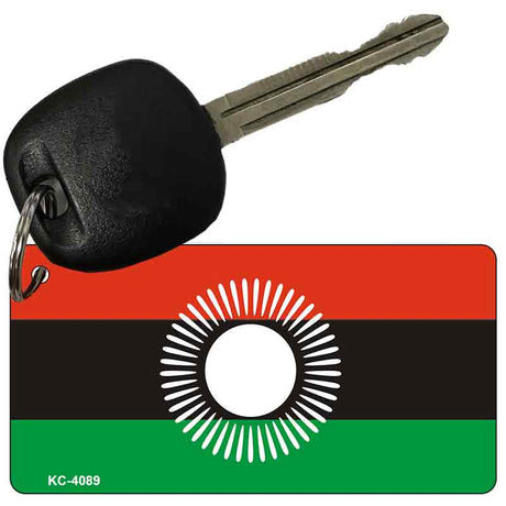 Malawi Flag Novelty Aluminum Key Chain KC-4089