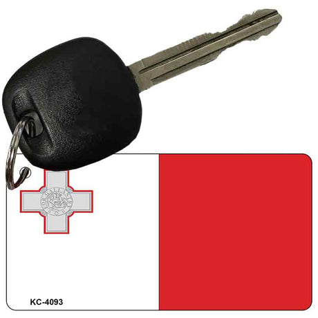 Malta Flag Novelty Aluminum Key Chain KC-4093