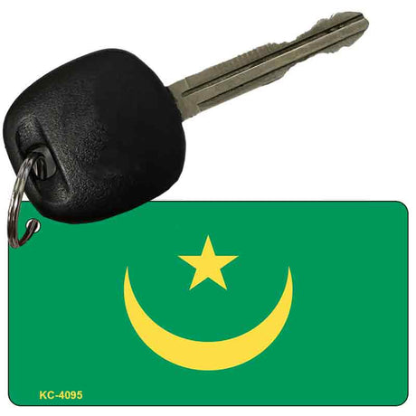 Mauritania Flag Novelty Aluminum Key Chain KC-4095