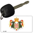 Monaco-S Flag Novelty Aluminum Key Chain KC-4097