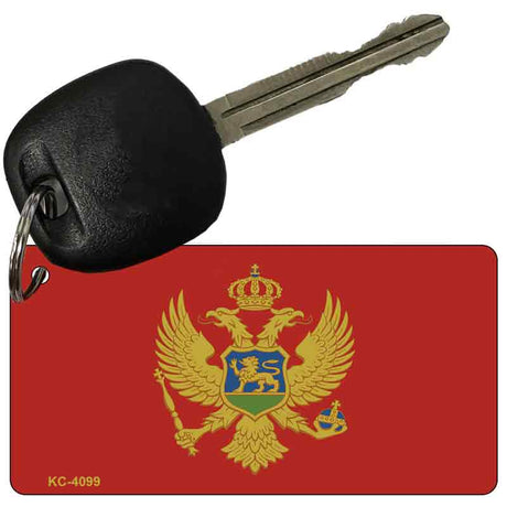 Montenegro Flag Novelty Aluminum Key Chain KC-4099