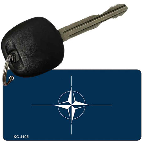 Nato Flag Novelty Aluminum Key Chain KC-4105