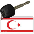 Northern Cyprus Flag Novelty Aluminum Key Chain KC-4114