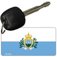 San Marino Flag Novelty Aluminum Key Chain KC-4133