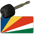 Seychelles Flag Novelty Aluminum Key Chain KC-4138