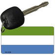 Sierra Leone Flag Novelty Aluminum Key Chain KC-4139