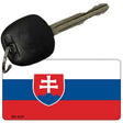 Slovakia Flag Novelty Aluminum Key Chain KC-4141