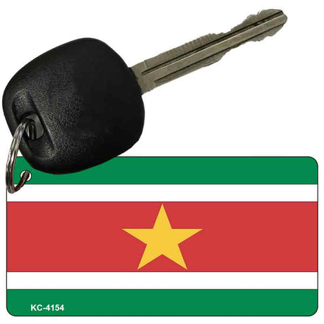 Suriname Flag Novelty Aluminum Key Chain KC-4154