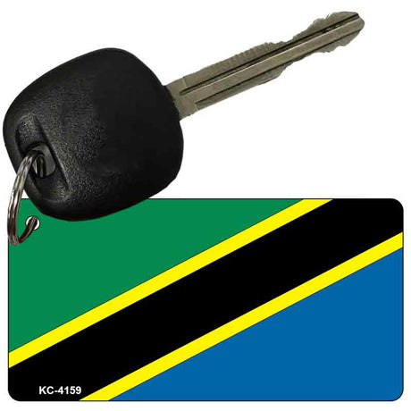 Tanazania Flag Novelty Aluminum Key Chain KC-4159