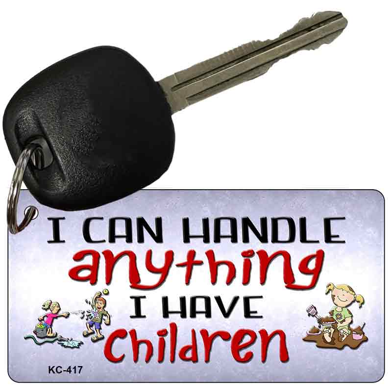 I Have Children Novelty Aluminum Key Chain KC-417