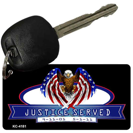 Justice Served Novelty Aluminum Key Chain KC-4181