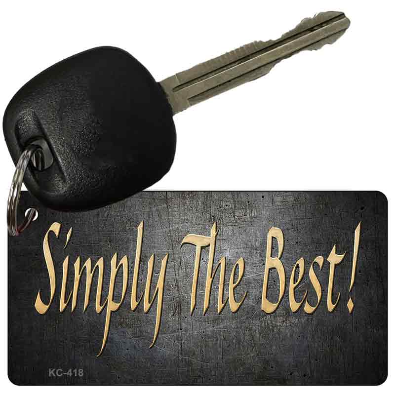 Simply The Best Novelty Aluminum Key Chain KC-418