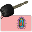 Virgin Mary Pink OffSet Novelty Aluminum Key Chain KC-4192