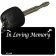 In Loving Memory Black Novelty Metal Key Chain KC-4198