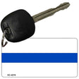 Thin Blue Line White Novelty Aluminum Key Chain KC-4219