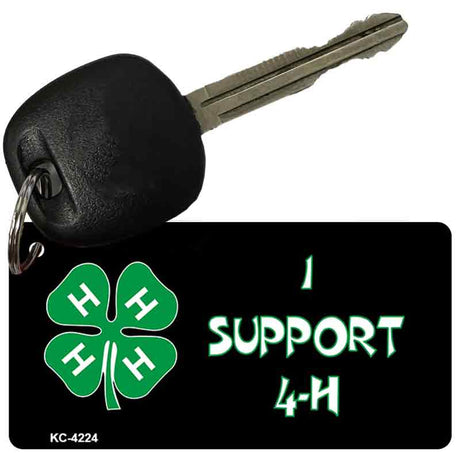 I Support 4-H Novelty Metal Key Chain KC-4224