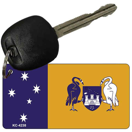 Australian Capital Flag Novelty Aluminum Key Chain KC-4238