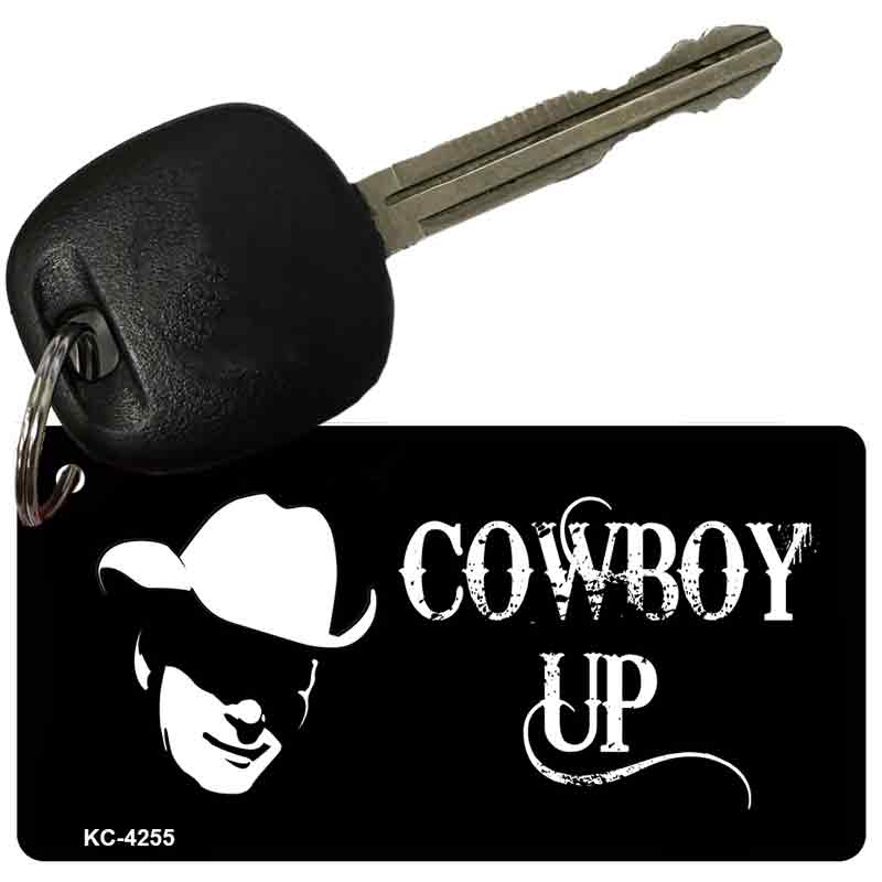 Cowboy Up Novelty Aluminum Key Chain KC-4255