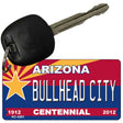 Bullhead City Arizona Centennial State License Plate Tag Key Chain KC-4261