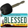 Blessed Arizona State License Plate Tag Key Chain KC-4262