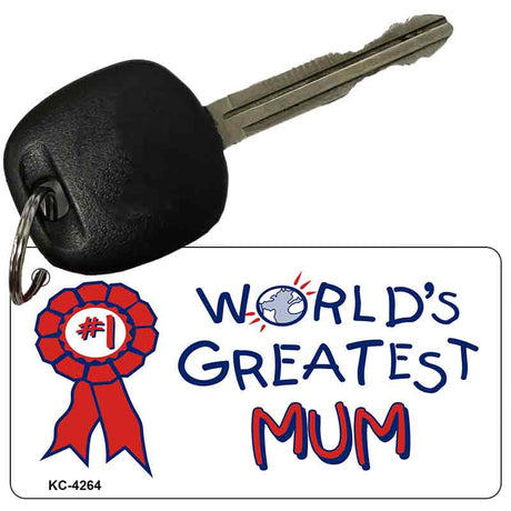 Greatest Mum Novelty Aluminum Key Chain KC-4264