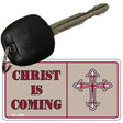 Christ Is Coming Novelty Aluminum Key Chain KC-4266