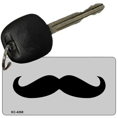 Mustache Novelty Aluminum Key Chain KC-4268