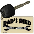 Beer In Women Out Novelty Aluminum Key Chain KC-4283