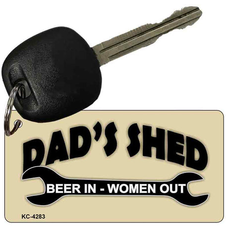 Beer In Women Out Novelty Aluminum Key Chain KC-4283