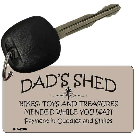 Dads Shed Novelty Aluminum Key Chain KC-4286