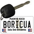 Boricua Puerto Rico Flag Novelty Aluminum Key Chain KC-4341