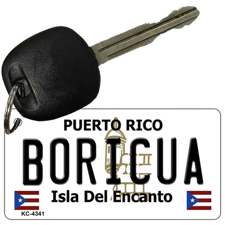 Boricua Puerto Rico Flag Novelty Aluminum Key Chain KC-4341