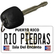 Rio Pieora Puerto Rico Flag Novelty Aluminum Key Chain KC-4343