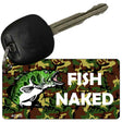 Fish Naked Novelty Aluminum Key Chain KC-443