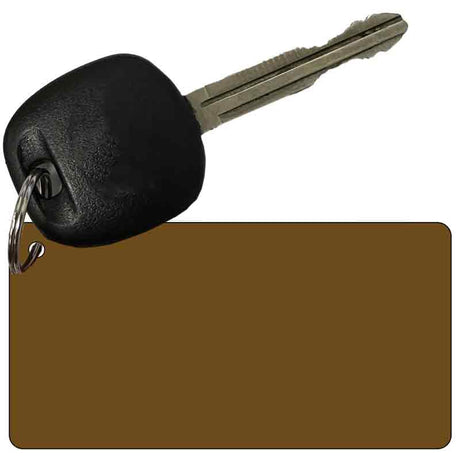 Brown Solid Novelty Metal Key Chain