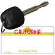 California State Blank Novelty Metal Key Chain KC-4607