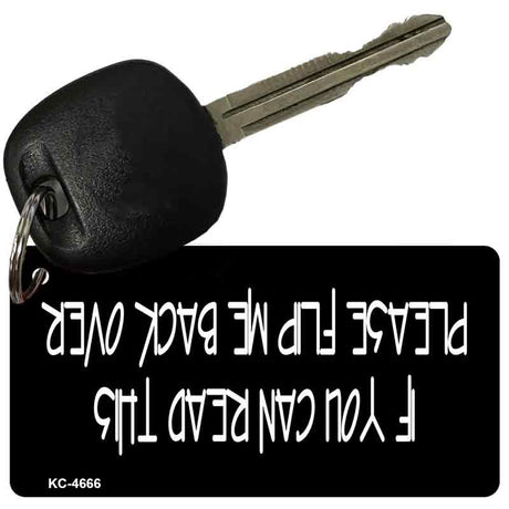 Flip Me Over Novelty Aluminum Key Chain KC-4666