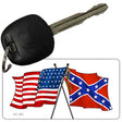 Confederate American Flags Novelty Aluminum Key Chain KC-467