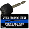 Seconds Count Novelty Aluminum Key Chain KC-4680