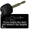 Heard The Shot Novelty Aluminum Key Chain KC-4683