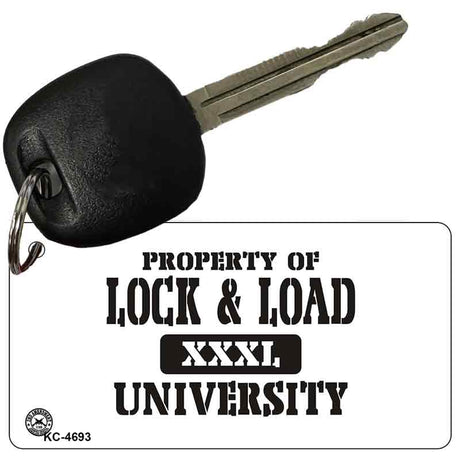 Lock and Load Novelty Aluminum Key Chain KC-4693