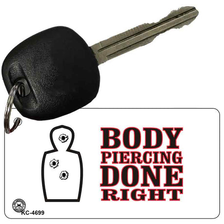 Body Piercing Novelty Aluminum Key Chain KC-4699